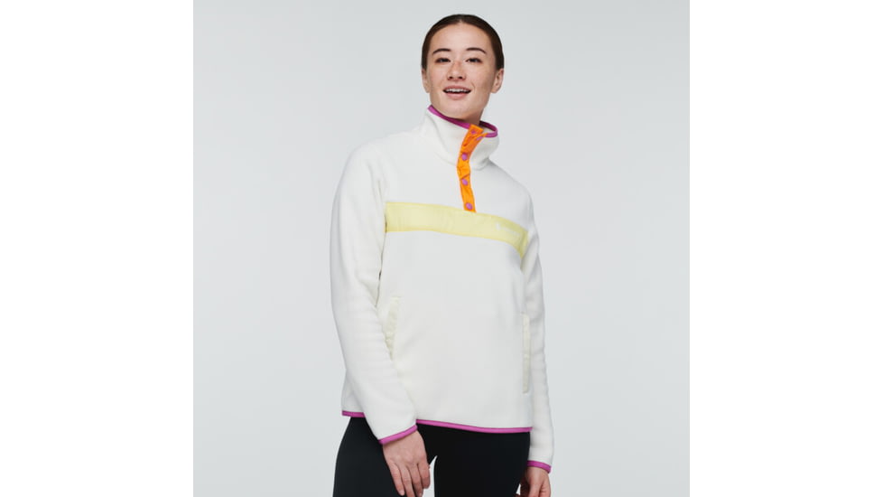 Cotopaxi Teca Fleece Pullover - Womens, Bees Knees - Recycled, Extra Large, TQS-S22-BEKNE-W-XL