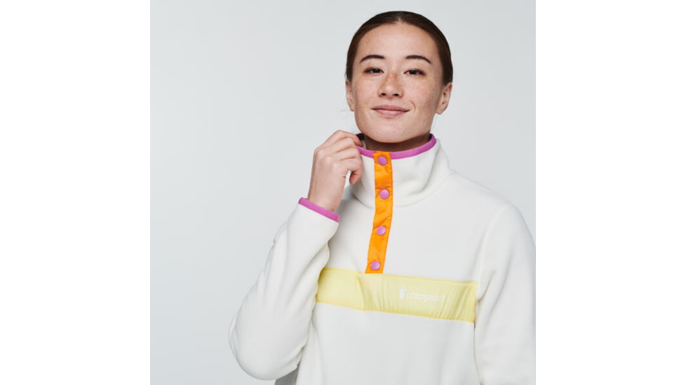Cotopaxi Teca Fleece Pullover - Womens, Bees Knees - Recycled, Extra Large, TQS-S22-BEKNE-W-XL