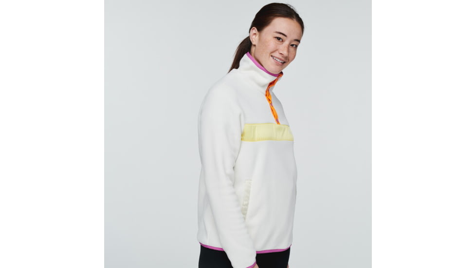 Cotopaxi Teca Fleece Pullover - Womens, Bees Knees - Recycled, Extra Large, TQS-S22-BEKNE-W-XL