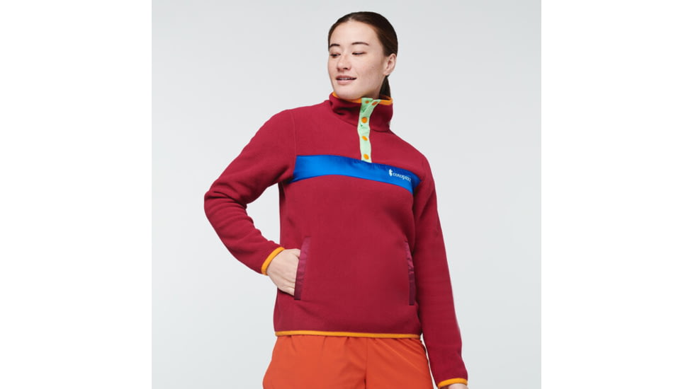 Cotopaxi Teca Fleece Pullover - Womens, Huckleberry Pie - Recycled, Small, TQS-S22-HCKLPIE-W-S