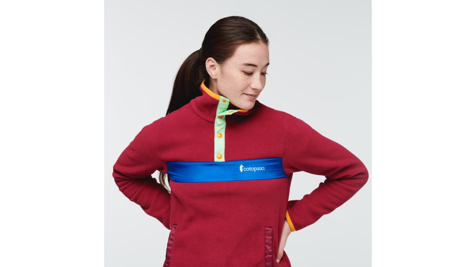 Cotopaxi Teca Fleece Pullover - Womens, Huckleberry Pie - Recycled, Small, TQS-S22-HCKLPIE-W-S