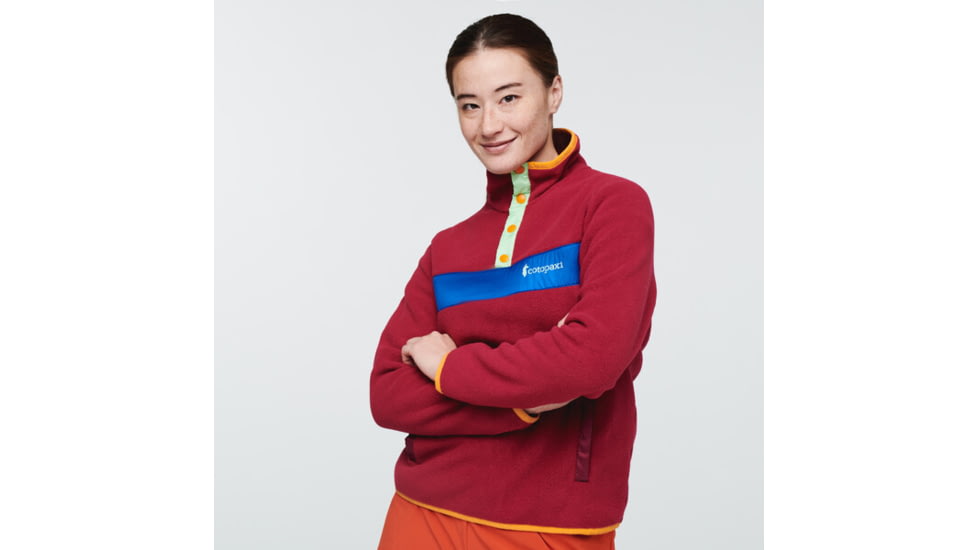 Cotopaxi Teca Fleece Pullover - Womens, Huckleberry Pie - Recycled, Small, TQS-S22-HCKLPIE-W-S