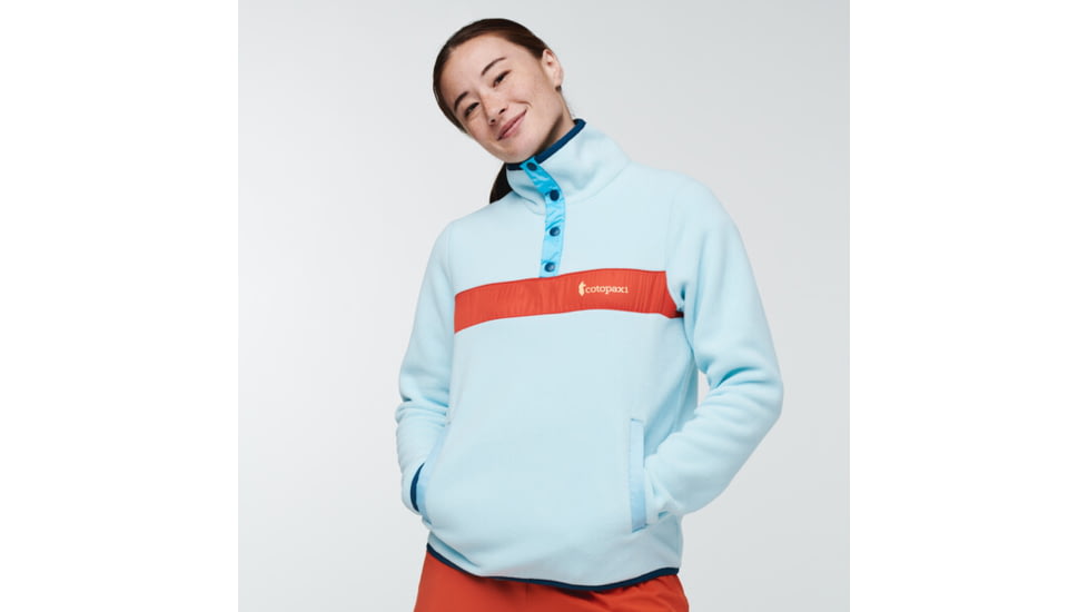 Cotopaxi Teca Fleece Pullover - Womens, Offshore - Recycled, Large, TQS-S22-OFFSHR-W-L