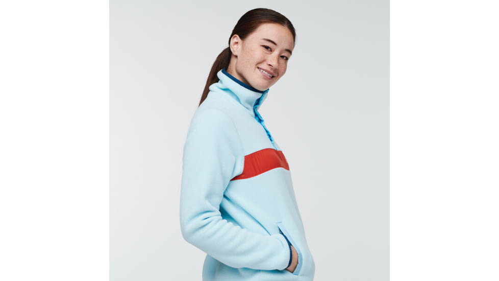 Cotopaxi Teca Fleece Pullover - Womens, Offshore - Recycled, Large, TQS-S22-OFFSHR-W-L