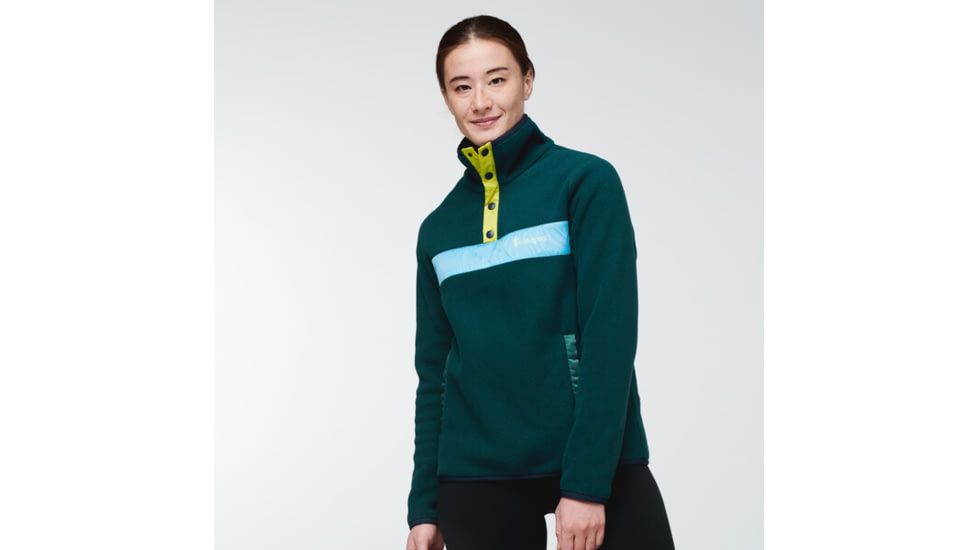 Cotopaxi Teca Fleece Pullover - Womens, Swimmingly - Recycled, Small, TQS-S22-SWIM-W-S