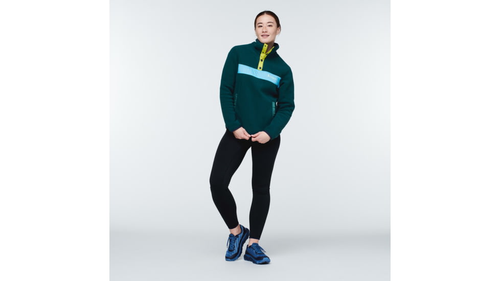 Cotopaxi Teca Fleece Pullover - Womens, Swimmingly - Recycled, Small, TQS-S22-SWIM-W-S