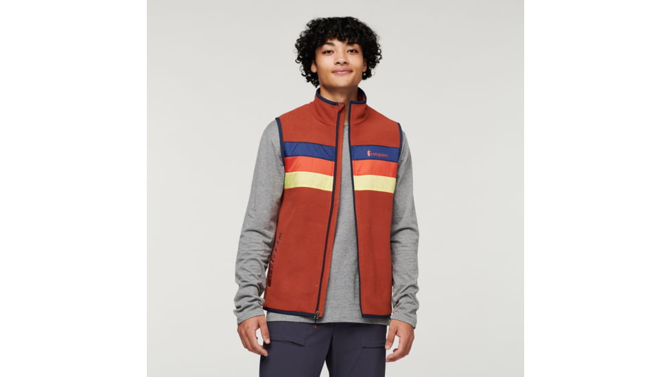 Cotopaxi Teca Fleece Vest - Mens, Fired Up, Extra Large, TFV-F22-FIRED-M-XL