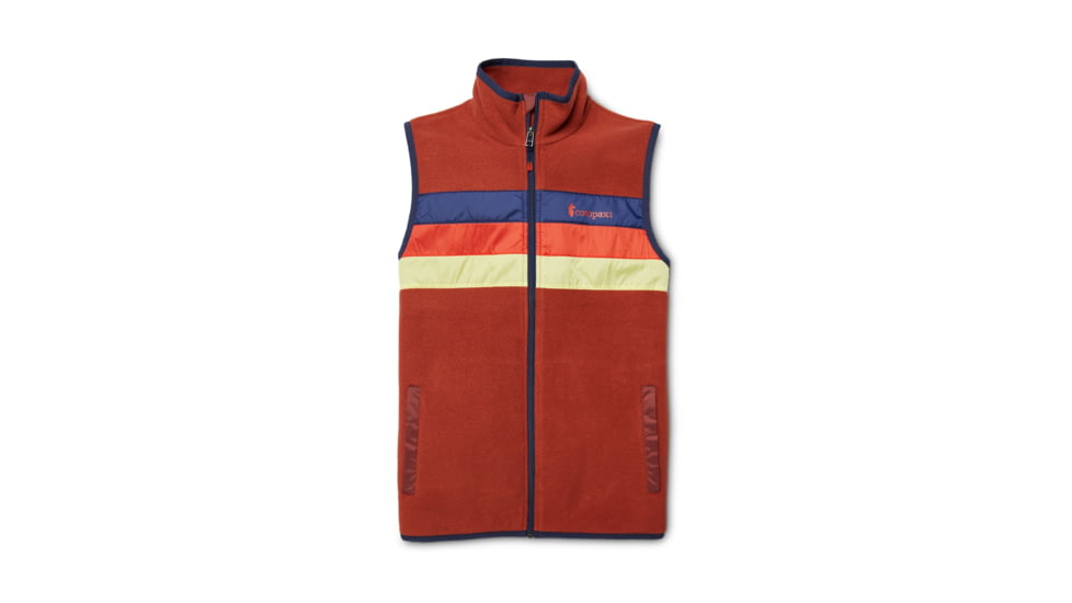 Cotopaxi Teca Fleece Vest - Mens, Fired Up, Extra Large, TFV-F22-FIRED-M-XL
