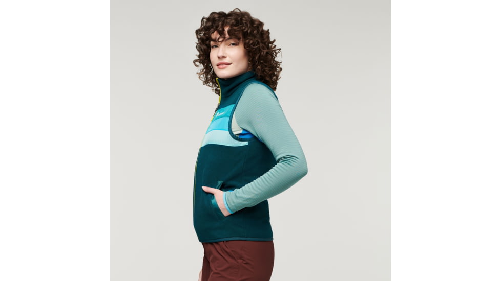 Cotopaxi Teca Fleece Vest - Womens, Grand Isle, Small, TFV-F22-GRNIS-W-S