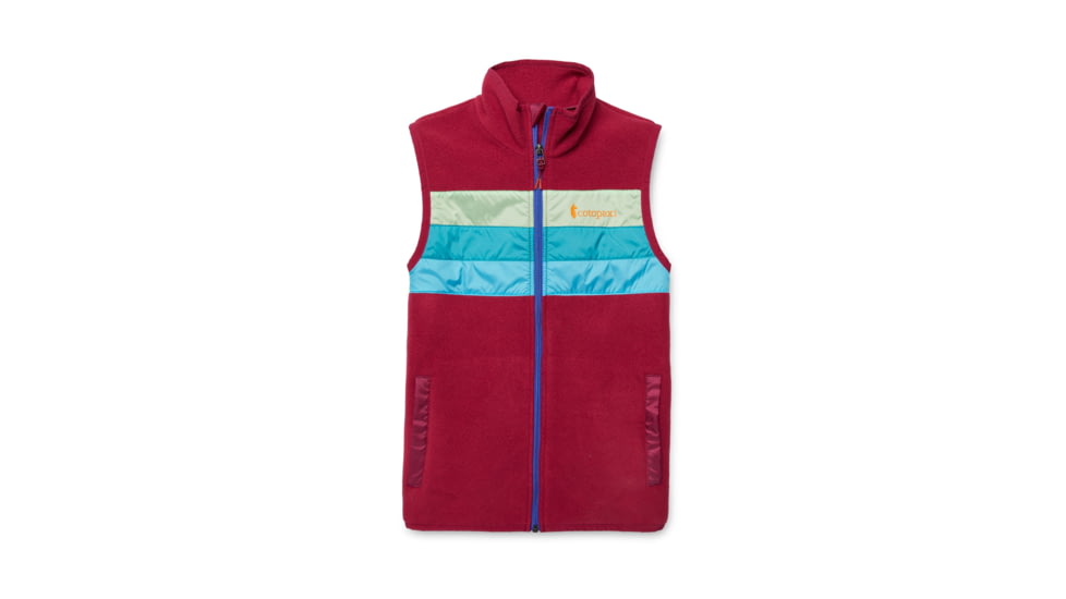 Cotopaxi Teca Fleece Vest - Womens, Raspberry Fields, Extra Small, TFV-F22-RASFI-W-XS