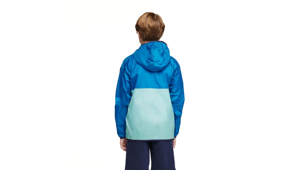 Cotopaxi Teca Half-Zip Windbreaker - Kids, Drizzle, Extra Large, KTHZ-S23-DRIZZ-XL