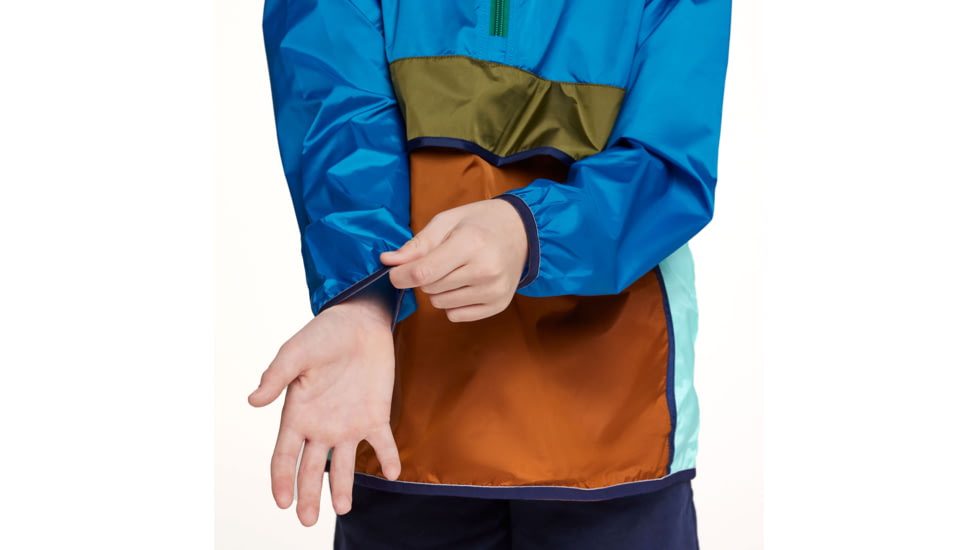 Cotopaxi Teca Half-Zip Windbreaker - Kids, Drizzle, Extra Large, KTHZ-S23-DRIZZ-XL