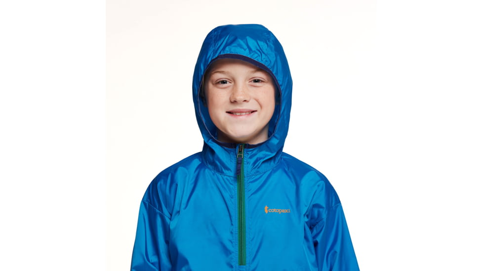 Cotopaxi Teca Half-Zip Windbreaker - Kids, Drizzle, Extra Large, KTHZ-S23-DRIZZ-XL