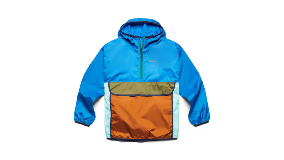 Cotopaxi Teca Half-Zip Windbreaker - Kids, Drizzle, Extra Large, KTHZ-S23-DRIZZ-XL