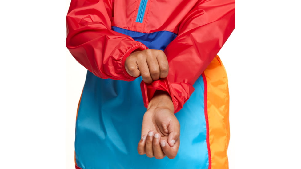 Cotopaxi Teca Half-Zip Windbreaker - Kids, Fireball, Extra Small, KTHZ-S23-FIREB-XS