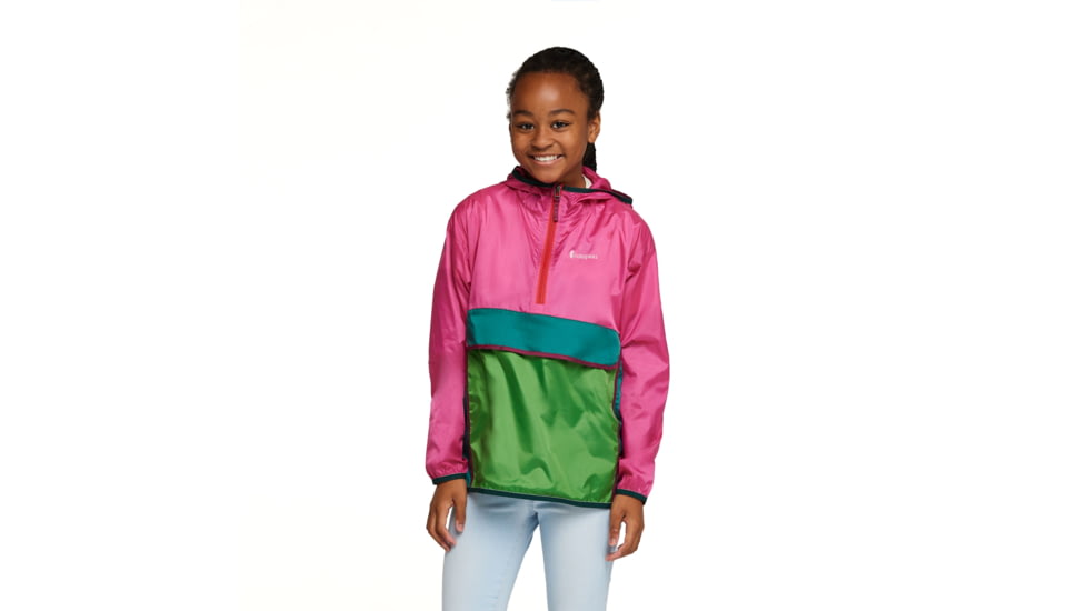 Cotopaxi Teca Half-Zip Windbreaker - Kids, Juice, Extra Small, KTHZ-S23-JUICE-XS