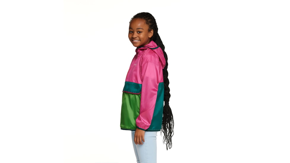 Cotopaxi Teca Half-Zip Windbreaker - Kids, Juice, Extra Small, KTHZ-S23-JUICE-XS