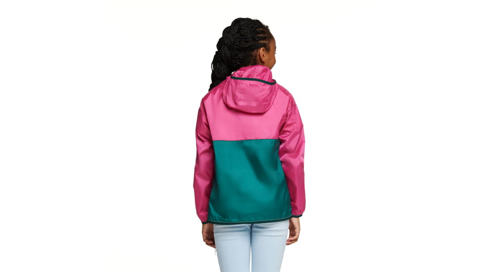 Cotopaxi Teca Half-Zip Windbreaker - Kids, Juice, Extra Small, KTHZ-S23-JUICE-XS