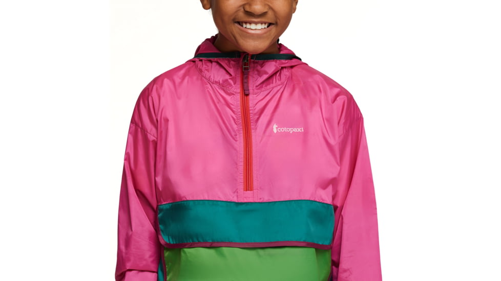 Cotopaxi Teca Half-Zip Windbreaker - Kids, Juice, Extra Small, KTHZ-S23-JUICE-XS