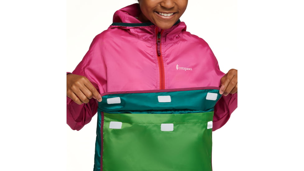 Cotopaxi Teca Half-Zip Windbreaker - Kids, Juice, Extra Small, KTHZ-S23-JUICE-XS