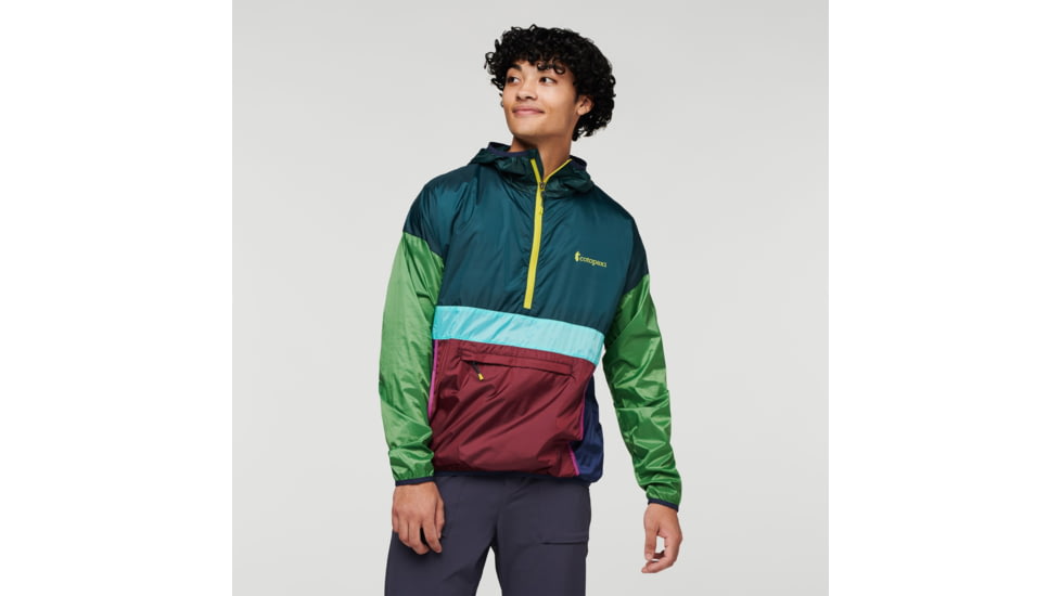 Cotopaxi Teca Half-Zip Windbreaker - Mens, Pinelands, Extra Small, THZ-F22-PINEL-M-XS