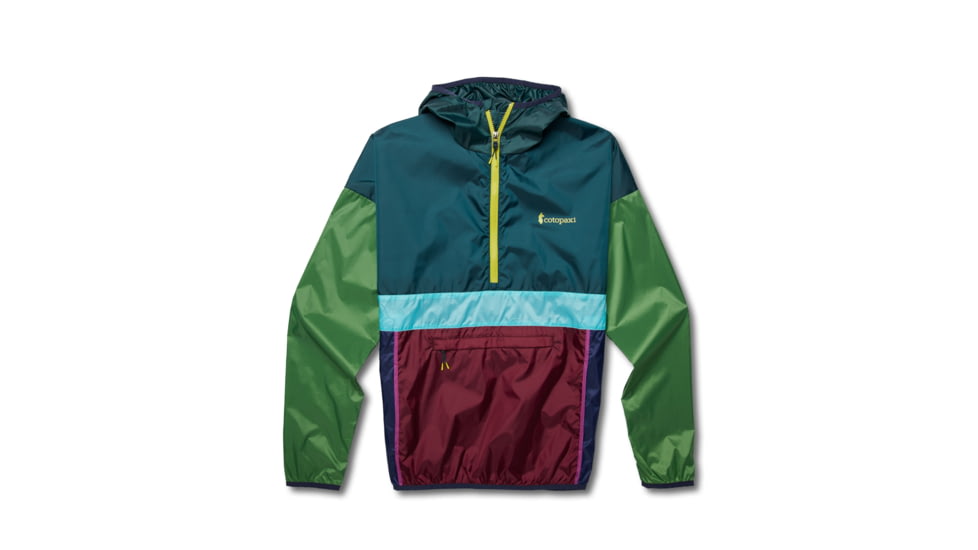 Cotopaxi Teca Half-Zip Windbreaker - Mens, Pinelands, Extra Small, THZ-F22-PINEL-M-XS