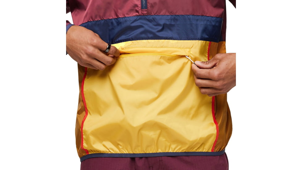 Cotopaxi Teca Half-Zip Windbreaker - Mens, Sahara Nights, Large, THZ-F23-SAHNT-M-L