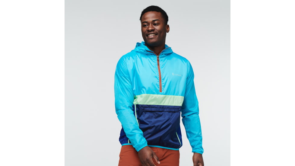 Cotopaxi Teca Half-Zip Windbreaker - Mens, Sea Salt, Small, THZ-S22-SSALT-M-S