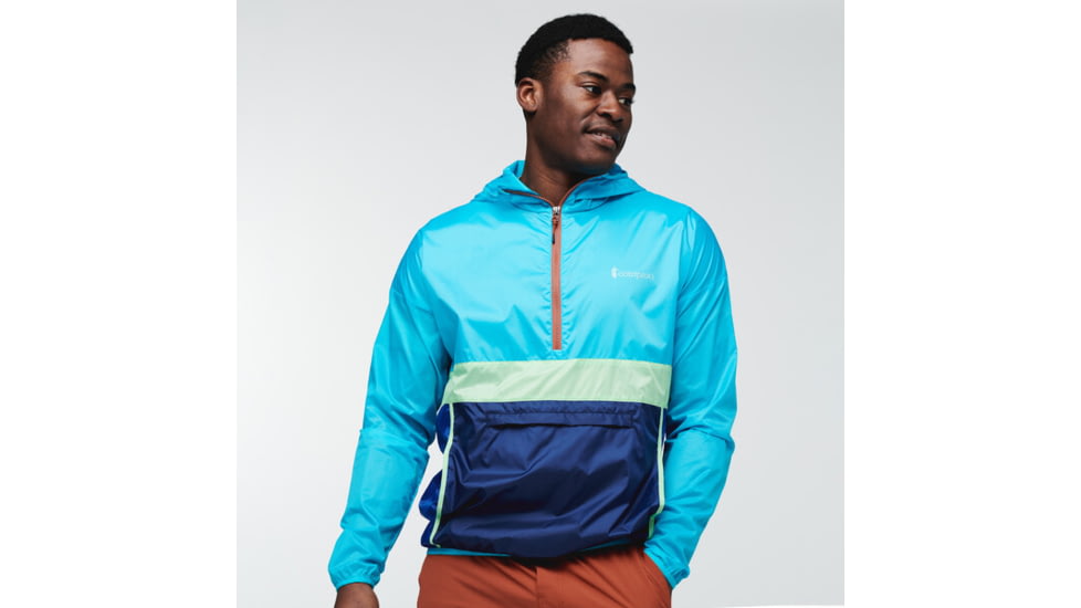Cotopaxi Teca Half-Zip Windbreaker - Mens, Sea Salt, Small, THZ-S22-SSALT-M-S