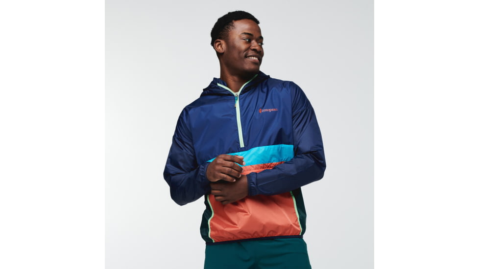 Cotopaxi Teca Half-Zip Windbreaker - Mens, Sycamore, Large, THZ-S22-SYCMR-M-L