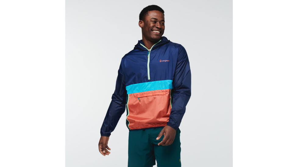 Cotopaxi Teca Half-Zip Windbreaker - Mens, Sycamore, Large, THZ-S22-SYCMR-M-L