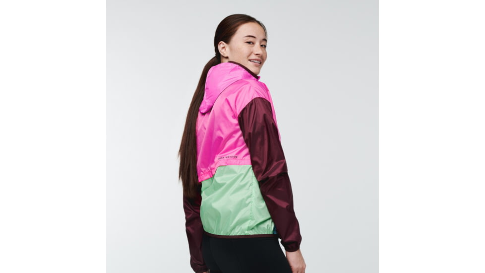 Cotopaxi Teca Half-Zip Windbreaker - Womens, Bulls Eye, Extra Large, THZ-S22-BLSEYE-W-XL