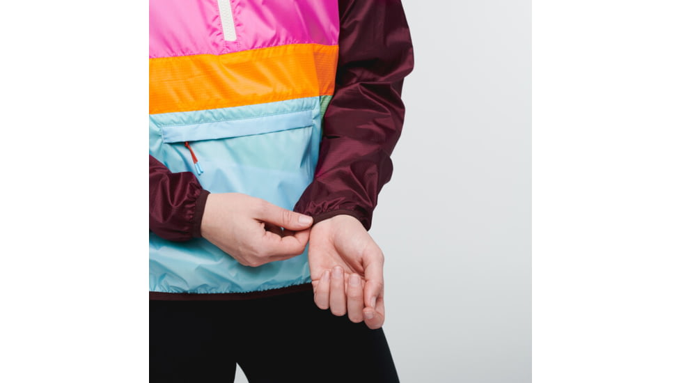 Cotopaxi Teca Half-Zip Windbreaker - Womens, Bulls Eye, Extra Large, THZ-S22-BLSEYE-W-XL