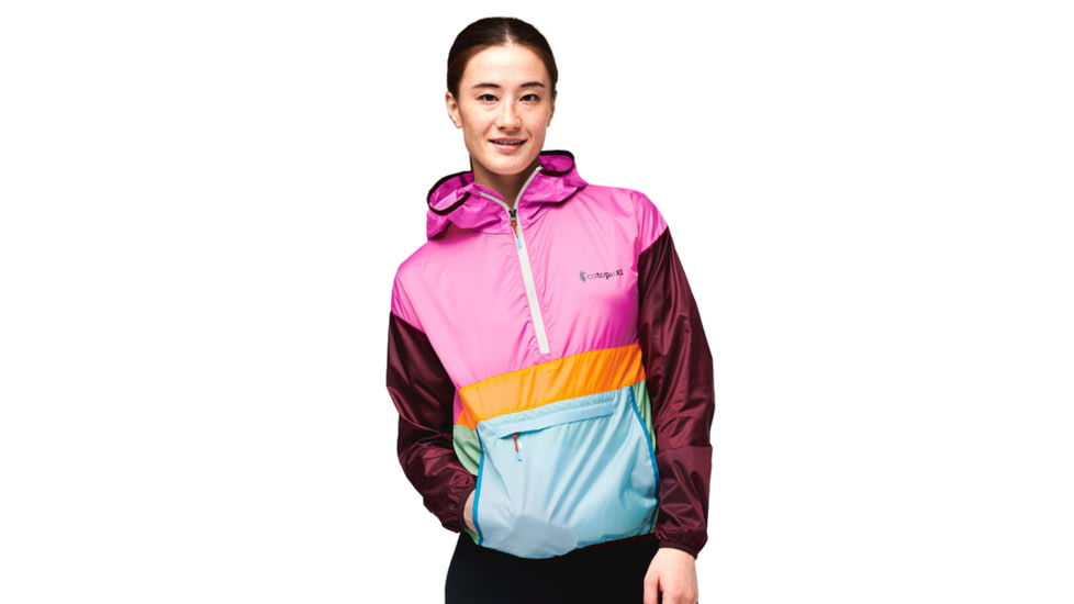 Cotopaxi Teca Half-Zip Windbreaker - Womens, Bulls Eye, Extra Large, THZ-S22-BLSEYE-W-XL