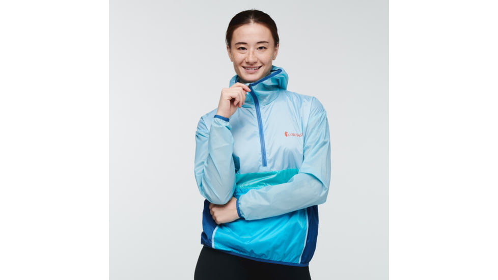 Cotopaxi Teca Half-Zip Windbreaker - Womens, Crisp Air, Large, THZ-S22-CRSPAR-W-L