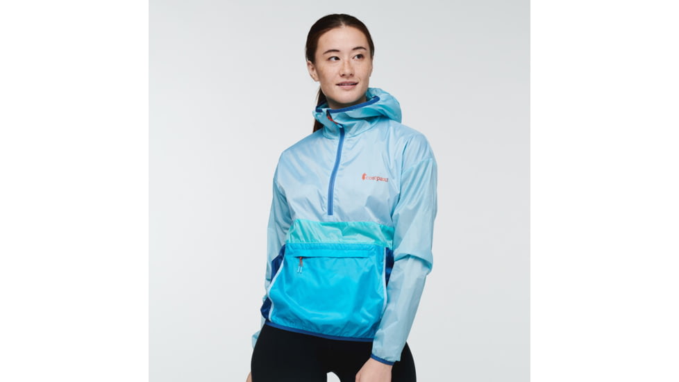 Cotopaxi Teca Half-Zip Windbreaker - Womens, Crisp Air, Large, THZ-S22-CRSPAR-W-L