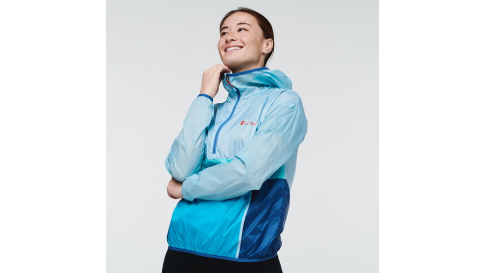 Cotopaxi Teca Half-Zip Windbreaker - Womens, Crisp Air, Large, THZ-S22-CRSPAR-W-L