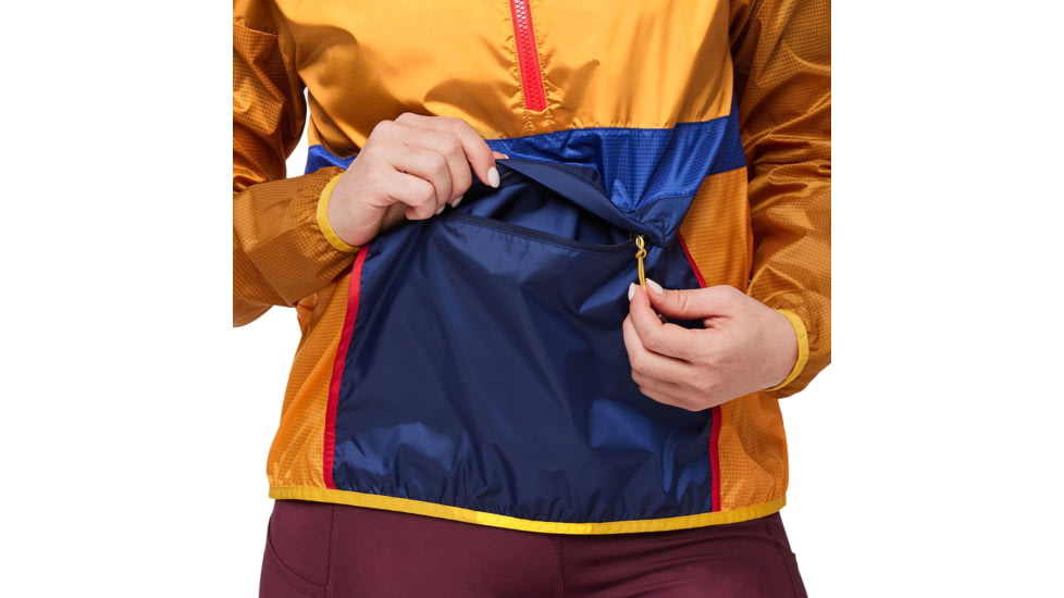 Cotopaxi Teca Half-Zip Windbreaker - Womens, Dirt Roads, Extra Small, THZ-F23-DIRTR-W-XS