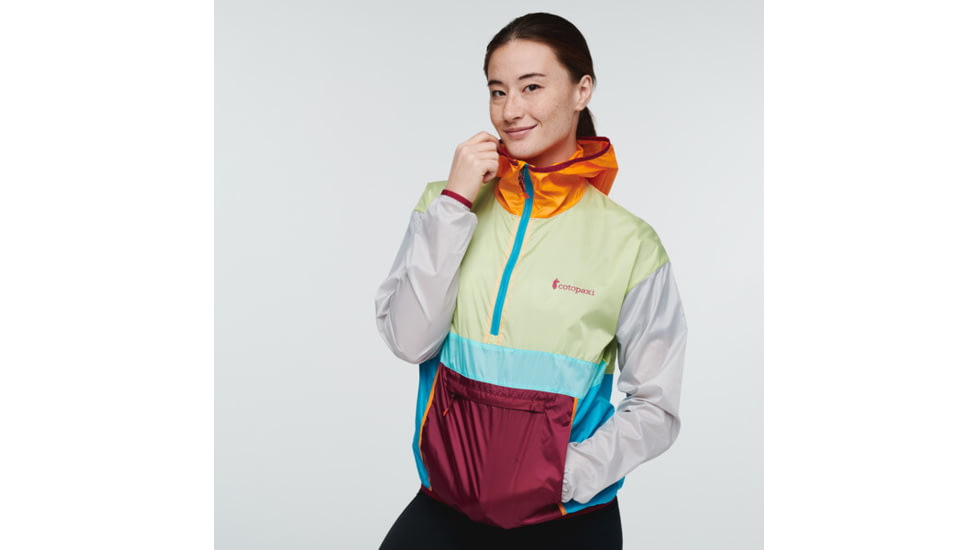 Cotopaxi Teca Half-Zip Windbreaker - Womens, Sweet Dreams, Extra Small, THZ-S22-SWTDRM-W-XS