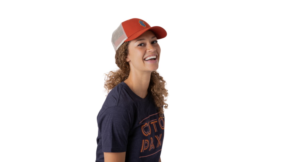 Cotopaxi The Llama Trucker Hat, Rust, One Size, TH-F21-LL-RUST-U-OS