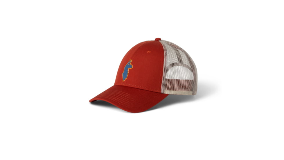 Cotopaxi The Llama Trucker Hat, Rust, One Size, TH-F21-LL-RUST-U-OS