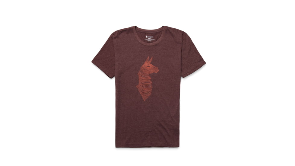Cotopaxi Topo Llama T-Shirt - Womens, Chestnut, Extra Large, TS-F22-TLL-CHSNT-W-XL
