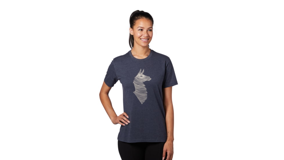 Cotopaxi Topo Llama T-Shirt - Womens, Graphite, Small, TS-F20-TLL-W-GRAPH-S