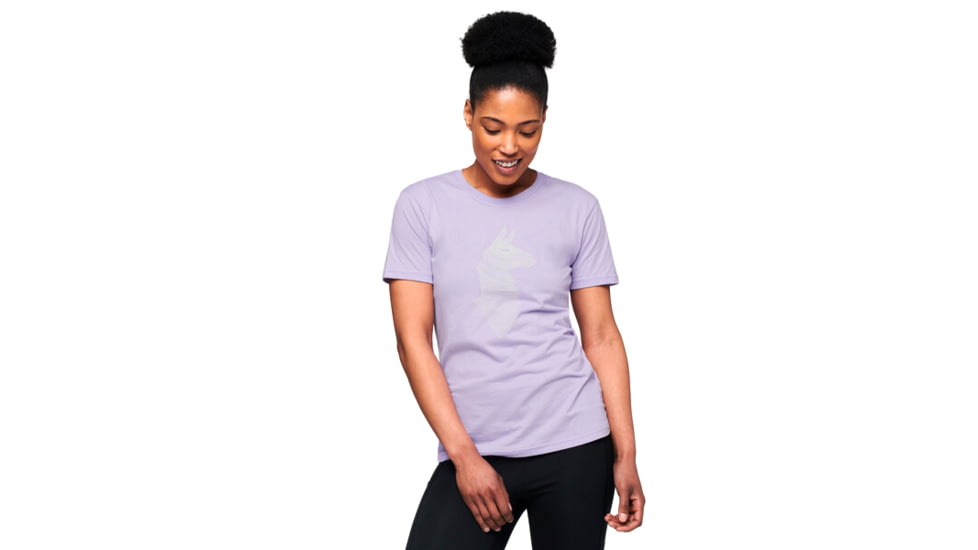 Cotopaxi Topo Llama T-Shirt - Womens, Thistle, Large, TS-S22-TLL-THSTL-W-L