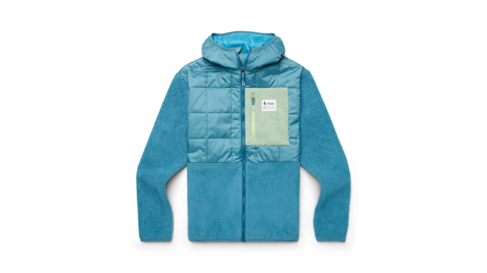 Cotopaxi Trico Hybrid Hooded Jacket - Womens, Blue Spruce/Drizzle, Small, HSFJ-F23-BSPDRZ-W-S