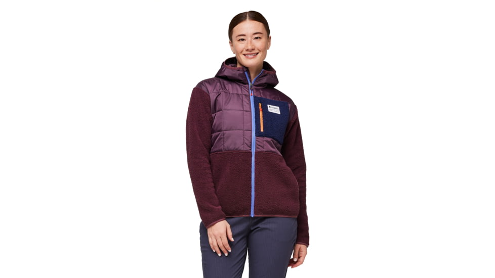 Cotopaxi Trico Hybrid Hooded Jacket - Womens, Wine/Wine, Large, HSFJ-F23-WIWI-W-L