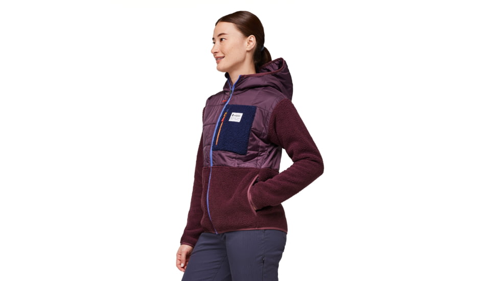 Cotopaxi Trico Hybrid Hooded Jacket - Womens, Wine/Wine, Large, HSFJ-F23-WIWI-W-L