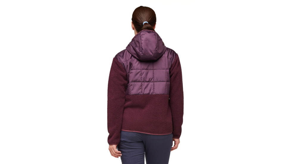 Cotopaxi Trico Hybrid Hooded Jacket - Womens, Wine/Wine, Large, HSFJ-F23-WIWI-W-L