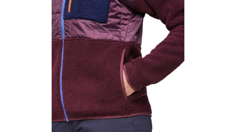 Cotopaxi Trico Hybrid Hooded Jacket - Womens, Wine/Wine, Large, HSFJ-F23-WIWI-W-L