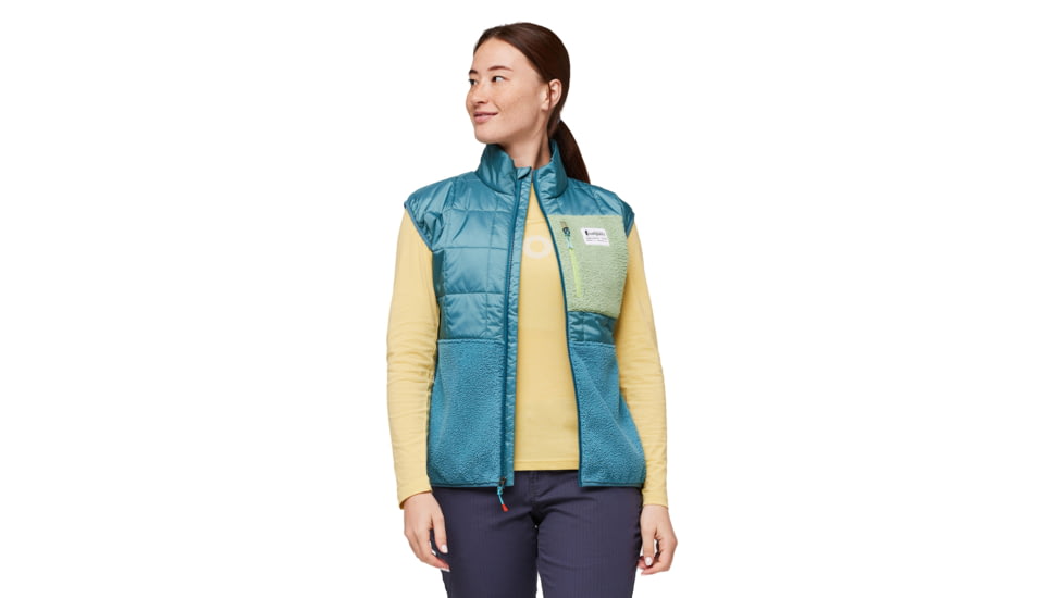 Cotopaxi Trico Hybrid Vest - Womens, Blue Spruce/Drizzle, Extra Large, THV-F23-BSPDRZ-W-XL